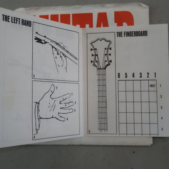 Guitar The Easy Way Vinyl 45 Al Chernet Record Instructional Booklet 1-201 - Picture 9 of 9